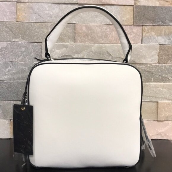 Celine Dion Motif Top Handle Snake Embossed PU Bag - Picture 8 of 8